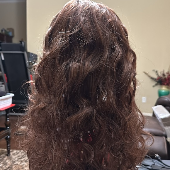 Wigs woman 24 inch mixed color curly new - Picture 3 of 6